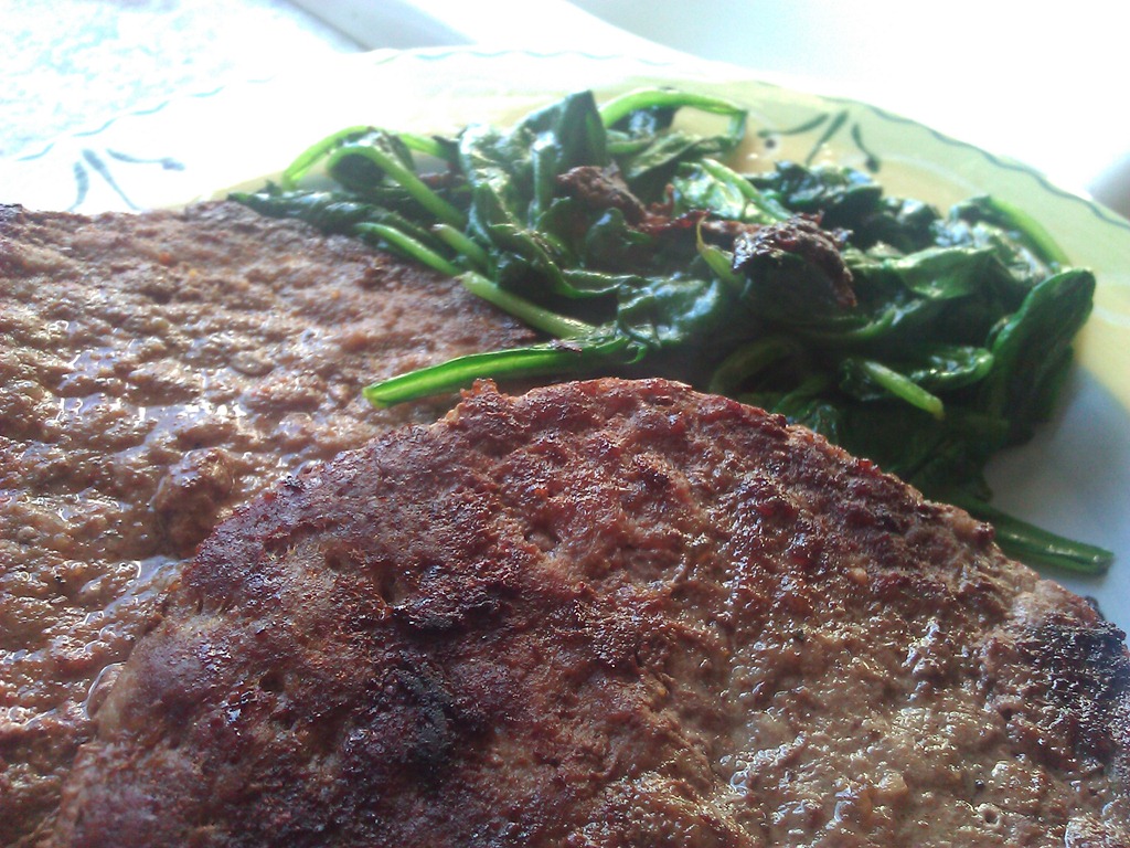 Beef and Spinach