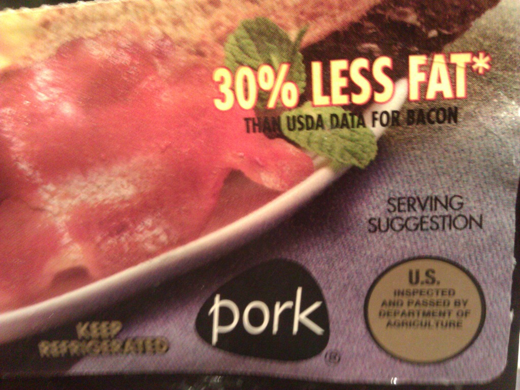 Low fat bacon…really?