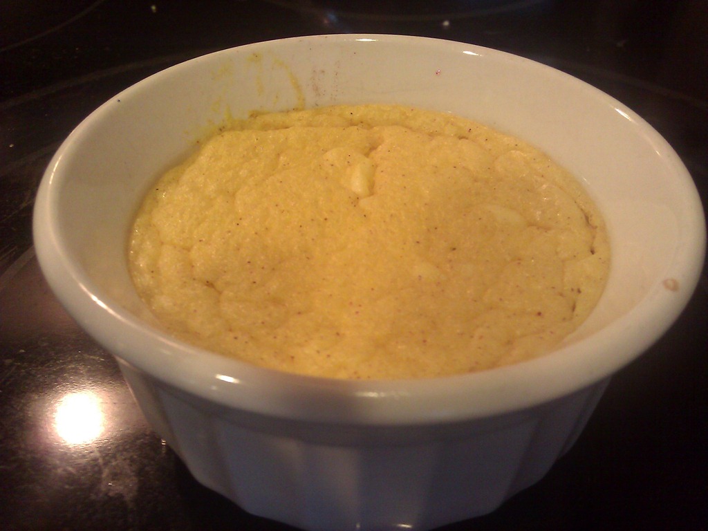 Making personally sized low-carb pumpkin cheesecake (or pumpkin pie)