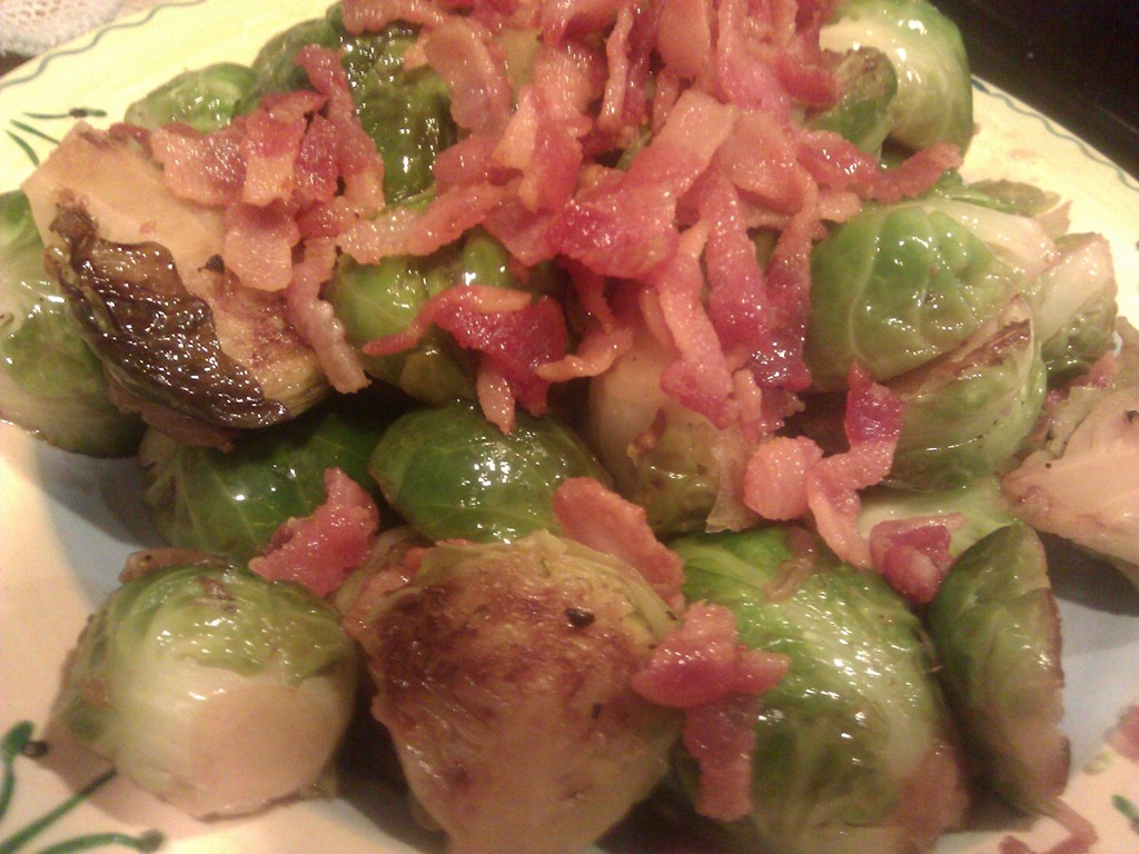 Paleo Brussel sprouts with bacon recipe