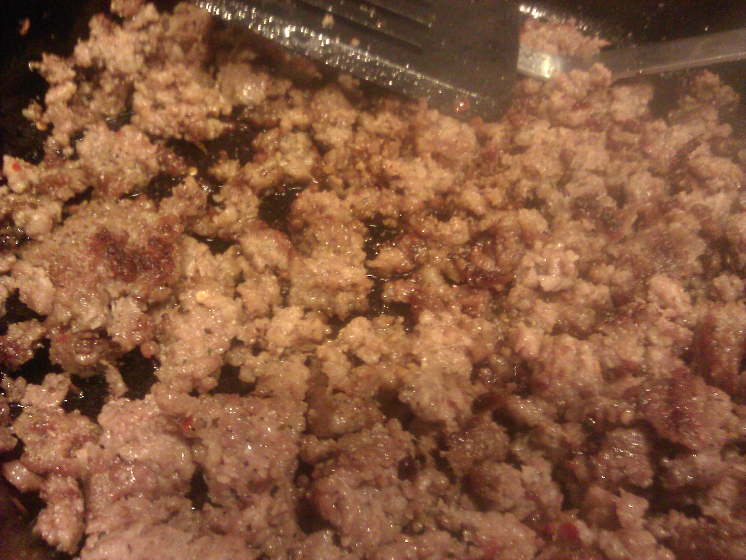 Make your own sausage crumbles and save money